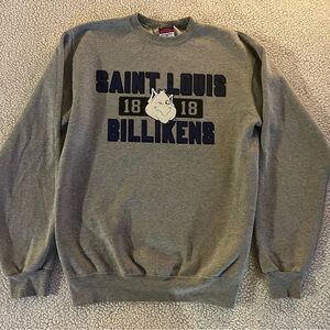 Champion Gray Saint Louis Billikens Crewneck Sweater